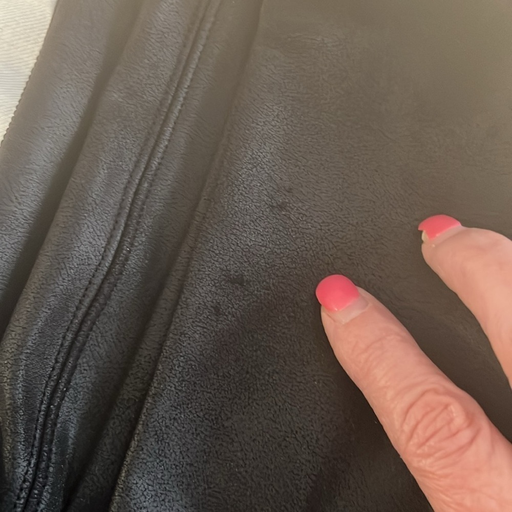 Spanx Faux leather leggings black sz sm - Picture 5 of 5